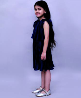 Navy blue woven polycotton co ord set 2
