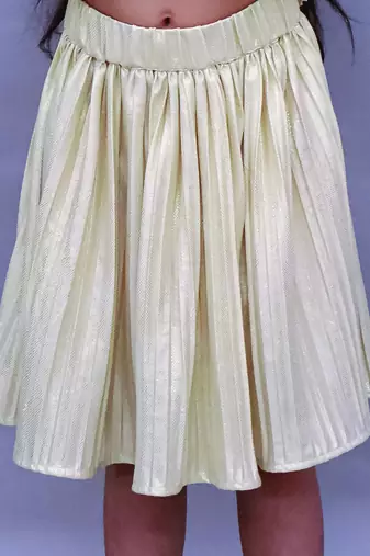 Golden woven polycotton co ord set