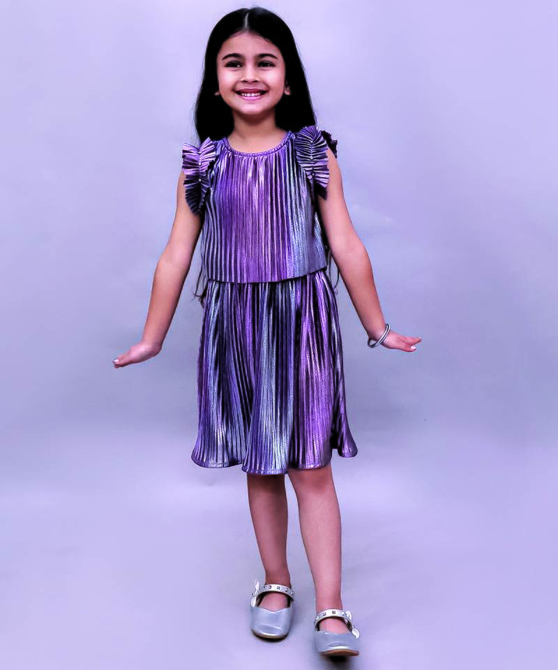 Mauve woven polycotton co ord set