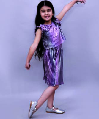 Mauve woven polycotton co ord set 2