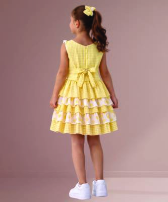 Yellow woven cotton co ord set 2