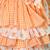 Orange woven cotton co ord set