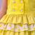 Yellow woven cotton co ord set