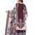 Magenta  color crepe silk printed women unstitched dress material