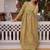 Light green zari & sequins embroidered work silk blend stitched kurta