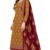 Mustard color crepe silk printed women unstitched dress material