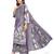 Purple color crepe silk printed women unstitched dress material