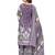 Purple color crepe silk printed women unstitched dress material