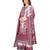 Pink color crepe silk printed women unstitched dress material