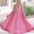Pretty Pink Sequins Crushed Engagement Wear Gown With Dupatta