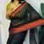 Black fancy cotton handloom saree with blouse piece for women