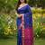 Rani fancy cotton handloom saree with blouse piece for women