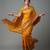 Yellow fancy cotton handloom saree with blouse piece for women