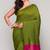Bottle & rani fancy cotton handloom saree with blouse piece for women