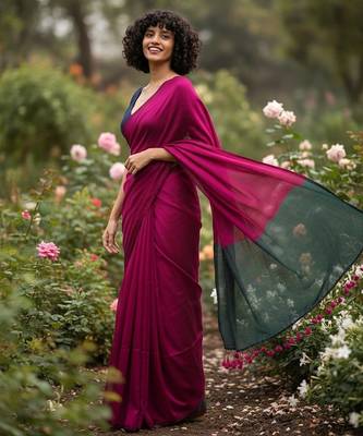 Rani & raja fancy cotton handloom saree with blouse piece for women 3