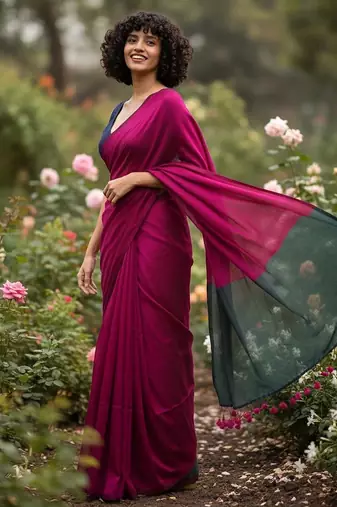 Rani & raja fancy cotton handloom saree with blouse piece for women