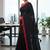 Red & black fancy cotton handloom saree with blouse piece for women