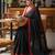Red & black fancy cotton handloom saree with blouse piece for women