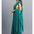 Teal fancy cotton handloom saree with blouse piece for women