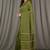 Green fancy cotton handloom saree with blouse piece for women