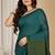 Pista fancy cotton handloom saree with blouse piece for women