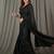 Black fancy cotton handloom saree with blouse piece for women