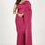 Pink fancy cotton handloom saree with blouse piece for women