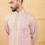 Men multi viscose rayon striped embroidered straight kurta with trouser