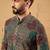 Mens multi viscose rayon geometric embroidered chikankari straight kurta with pant set