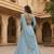Light Sky Blue Festive Lehenga Set