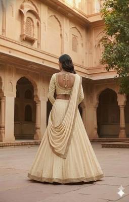 Ivory Festive Lehenga Set 2