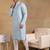 Men blue viscose rayon solid embroidered straight kurta