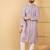 Men's white viscose rayon geometric embroidered straight chikankari kurta