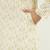 Men cream viscose rayon striped embroidered chikankari straight kurta