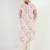 Men off white viscose rayon abstract embroidered chikankari straight kurta