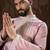 Men pink silk blend solid embroidered straight kurta with trouser