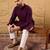 Men purple viscose rayon solid embroidered straight kurta