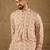 Men multi viscose rayon geometric embroidered straight kurta
