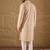 Men multi viscose rayon geometric embroidered straight kurta