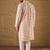 Men multi viscose rayon abstract embroidered straight kurta
