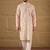 Men multi viscose rayon abstract embroidered straight kurta