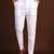 men’s white poly silk ethnic trouser – classic fit