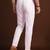men’s white poly silk ethnic trouser – classic fit