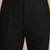 Men black poly silk solid ethnic trouser