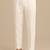 Men off white poly silk solid ethnic trouser