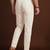 men’s off white poly silk ethnic trouser – classic fit