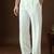 Men white modal solid regular korean pant