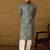 Men blue viscose rayon abstract embroidered straight kurta