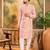 Men multi viscose rayon solid embroidered straight kurta