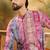 Men multi viscose rayon batik embroidered straight kurta